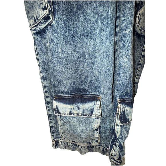 Men's Classic Blue Denim Jumpsuit - Picture 7 of 8